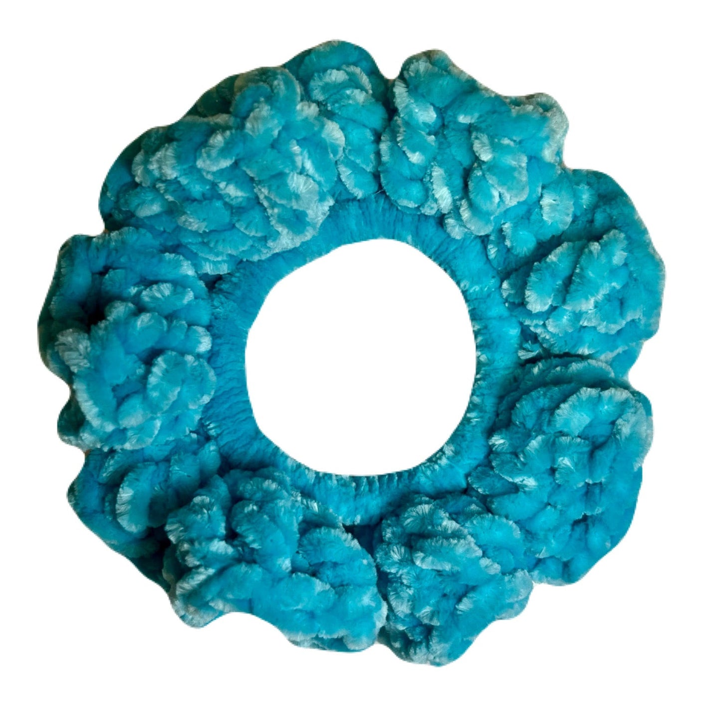 Velvet Scrunchie - Aqua