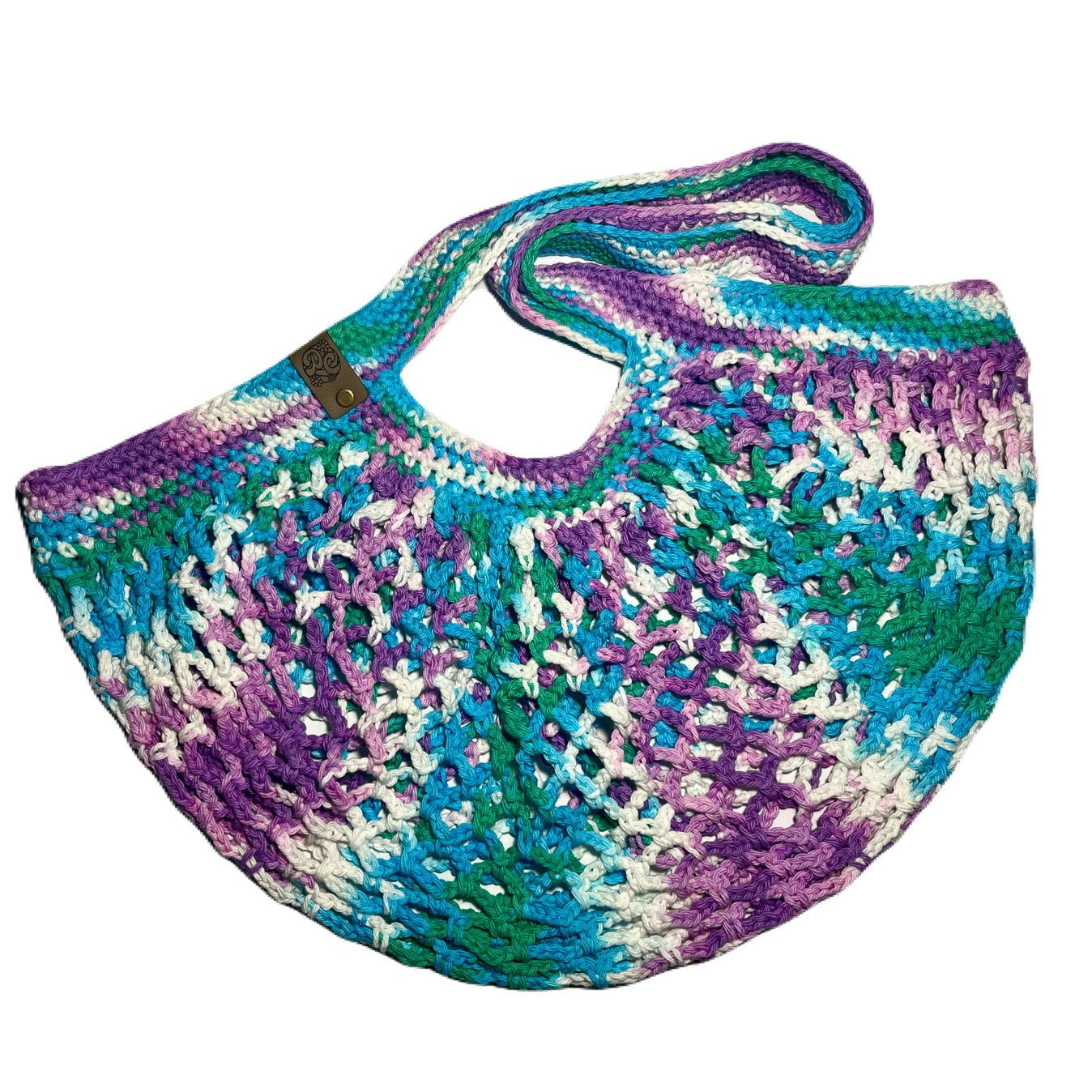 Medium Mesh Market Bag - Beach Ball Ombre