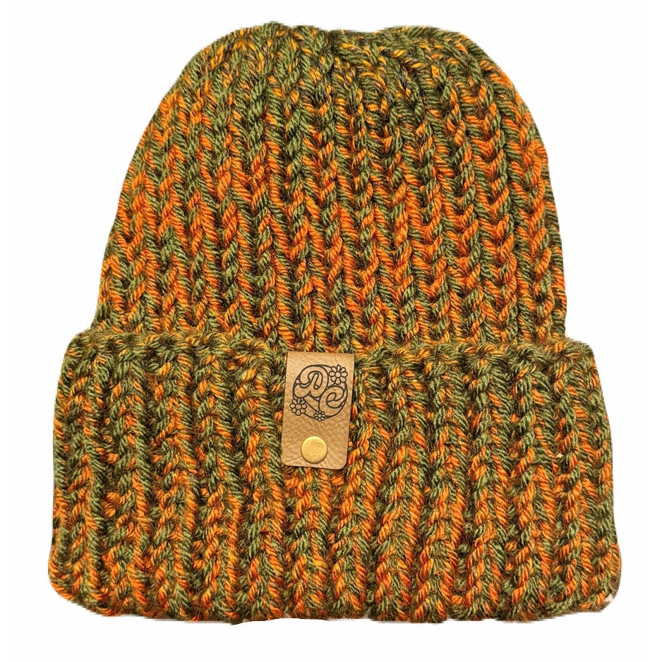 Chunky Knit Beanie - Citrus Punch