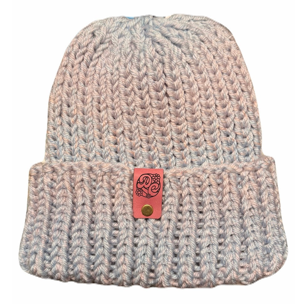 Chunky Knit Beanie - Pastel Gradient