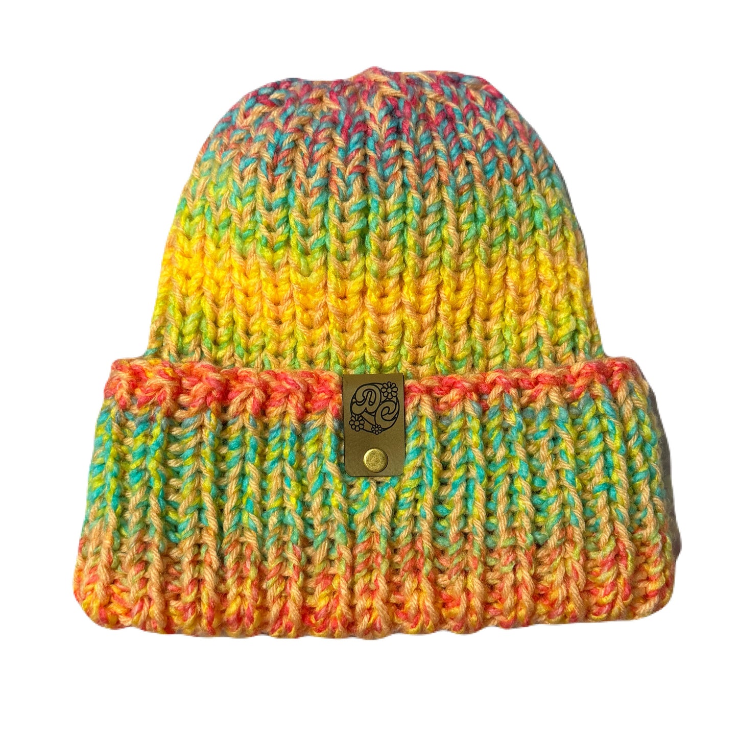 Chunky Knit Beanie - Sherbet