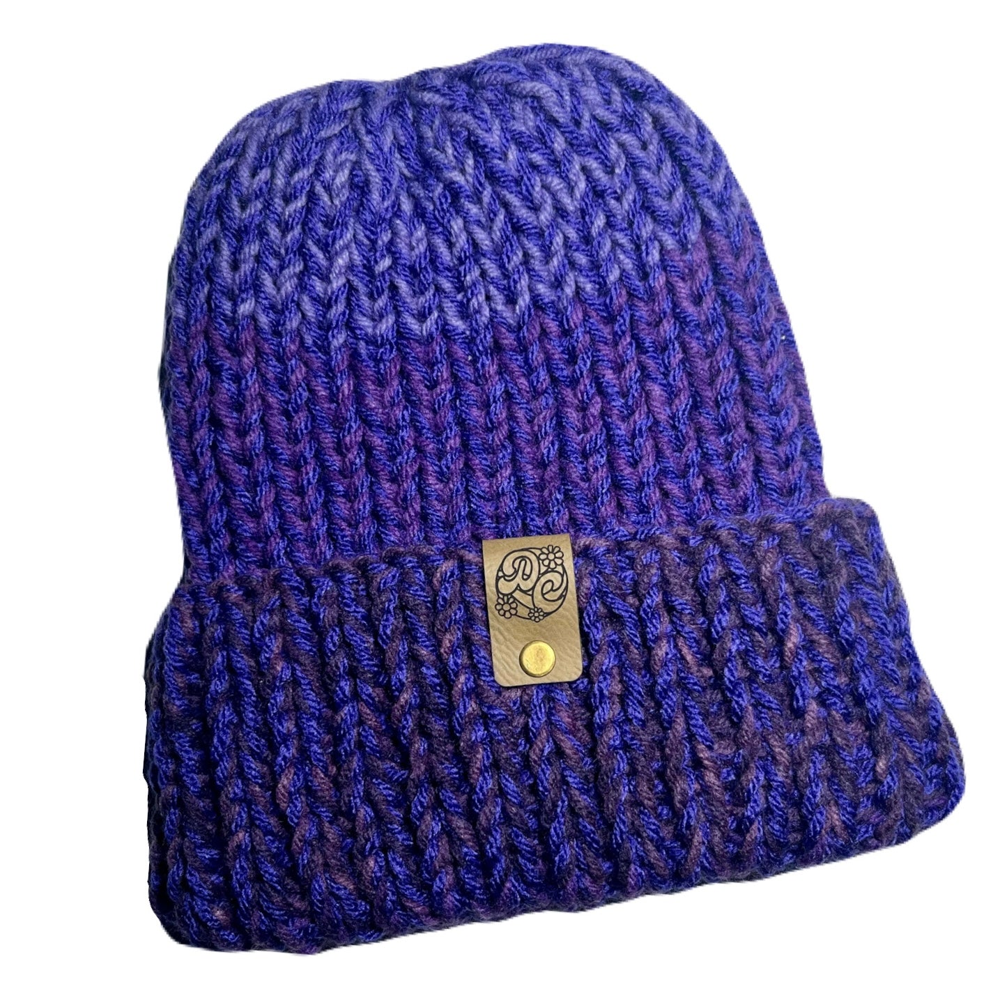 Chunky Knit Beanie - Grape Jelly
