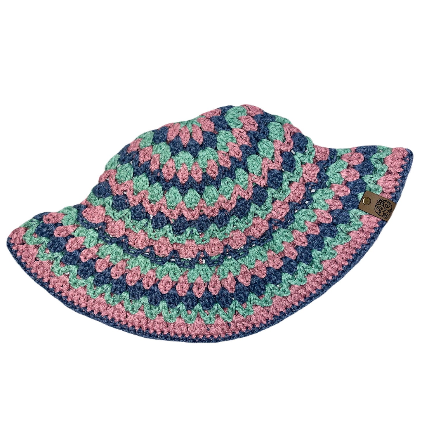 Kelp Bucket Hat - Jade/Rose/Denim