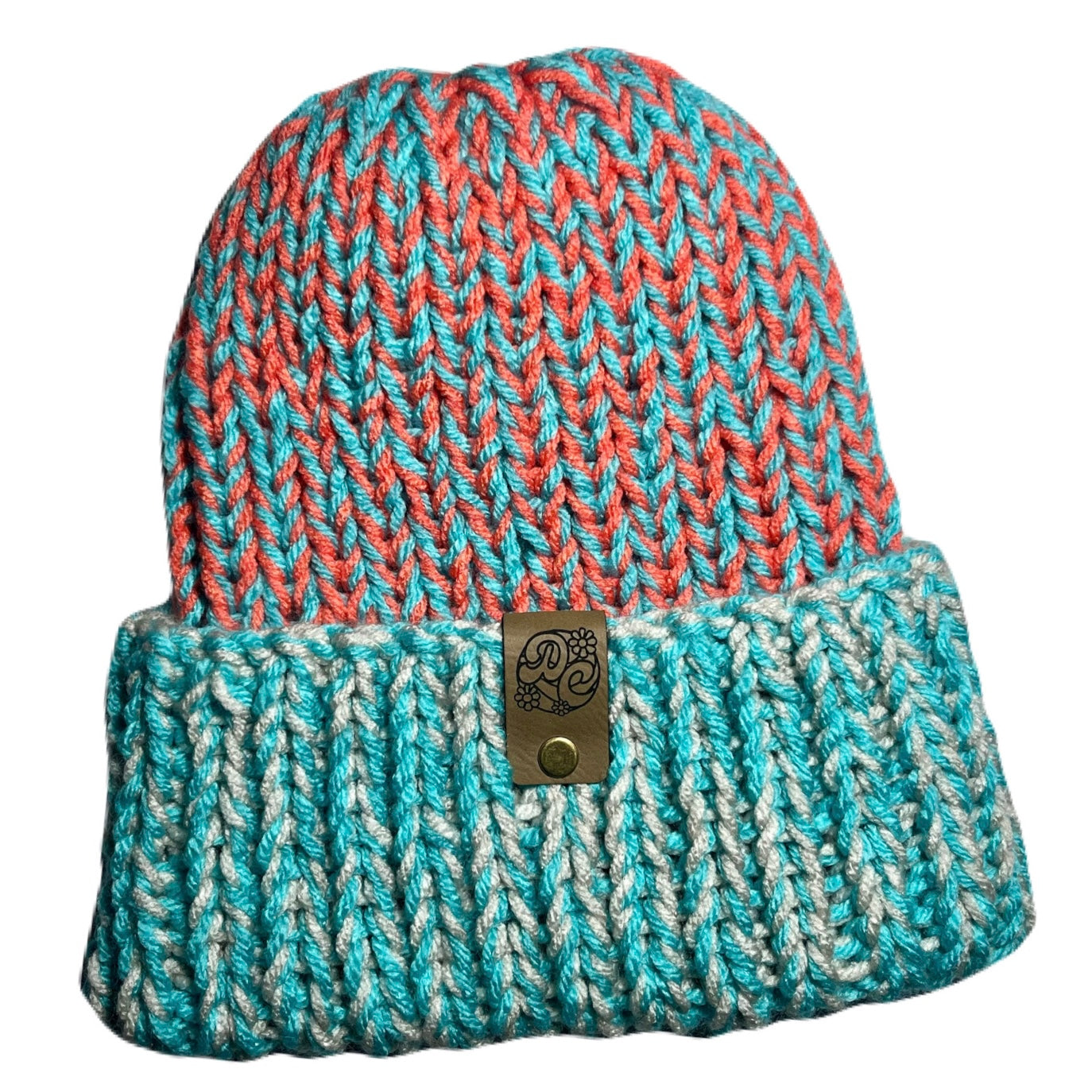 Chunky Knit Beanie - Mango Puff