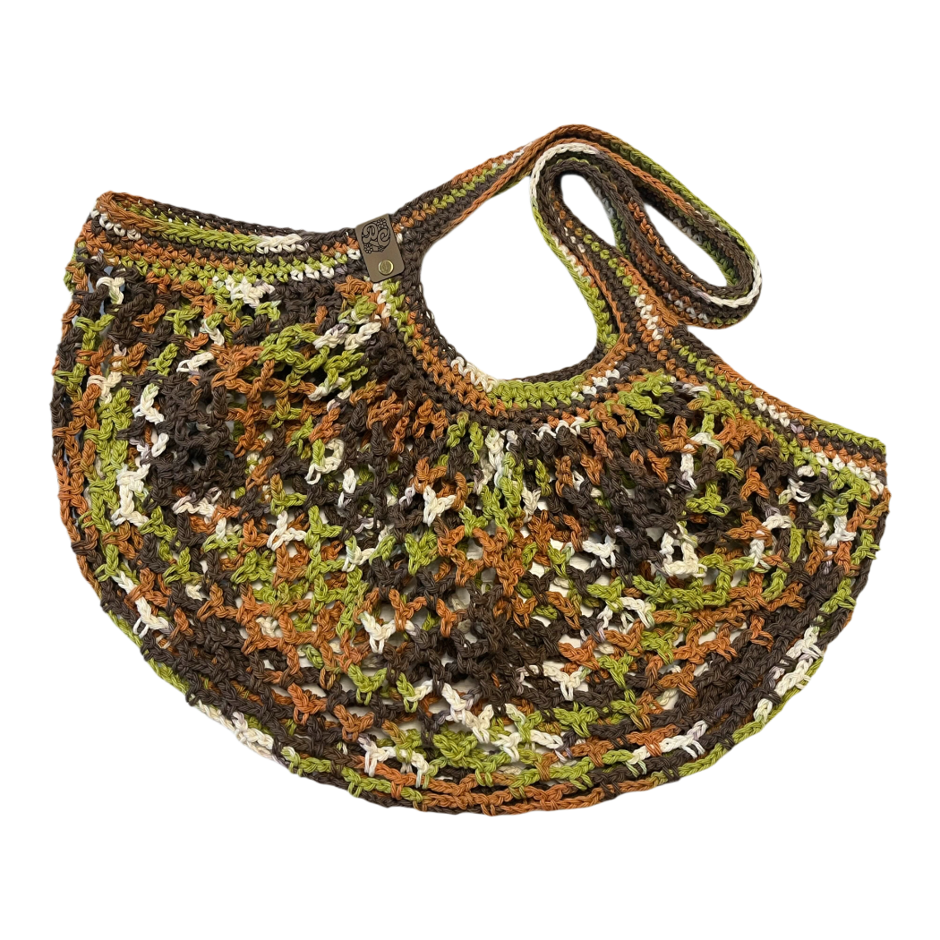 Medium Mesh Market Bag - Woodland Trail