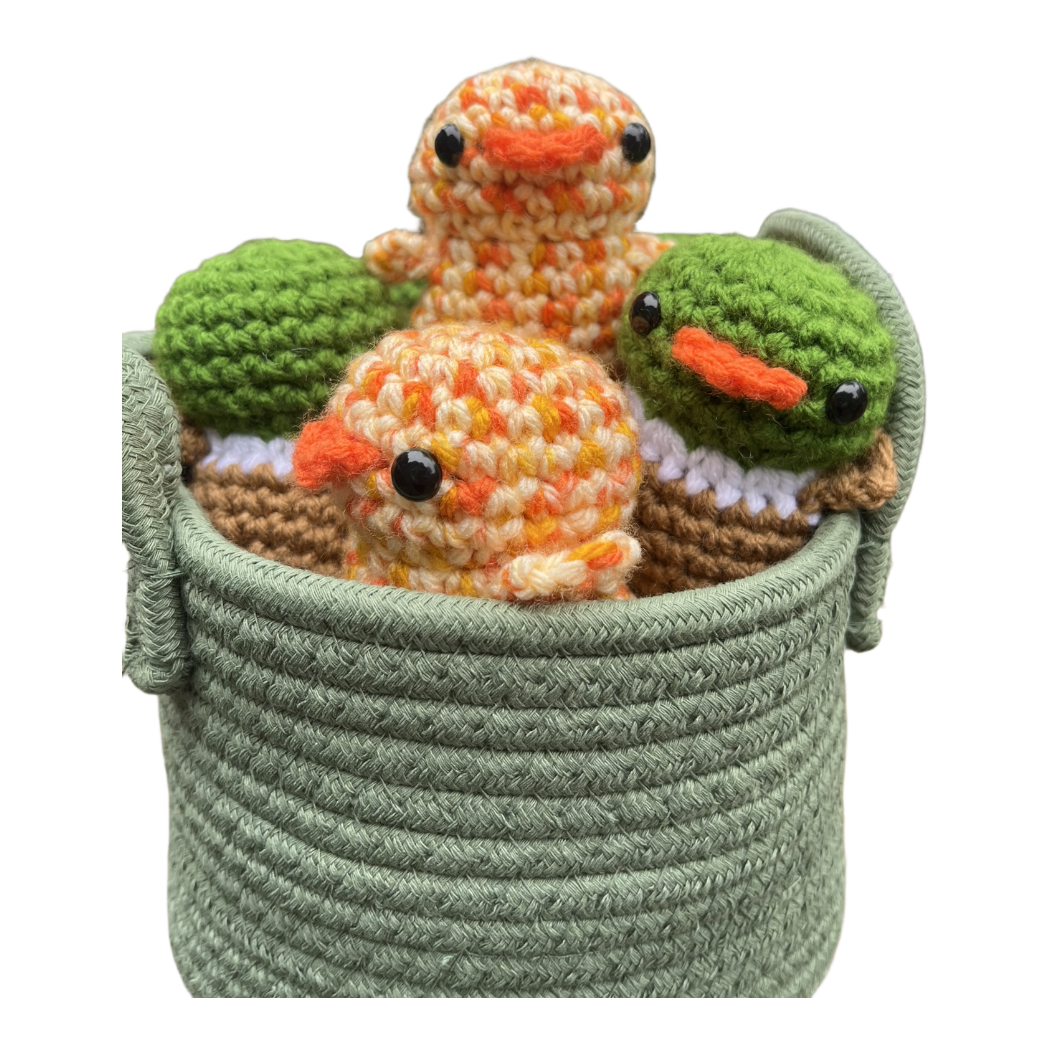 Small Crochet Duckling