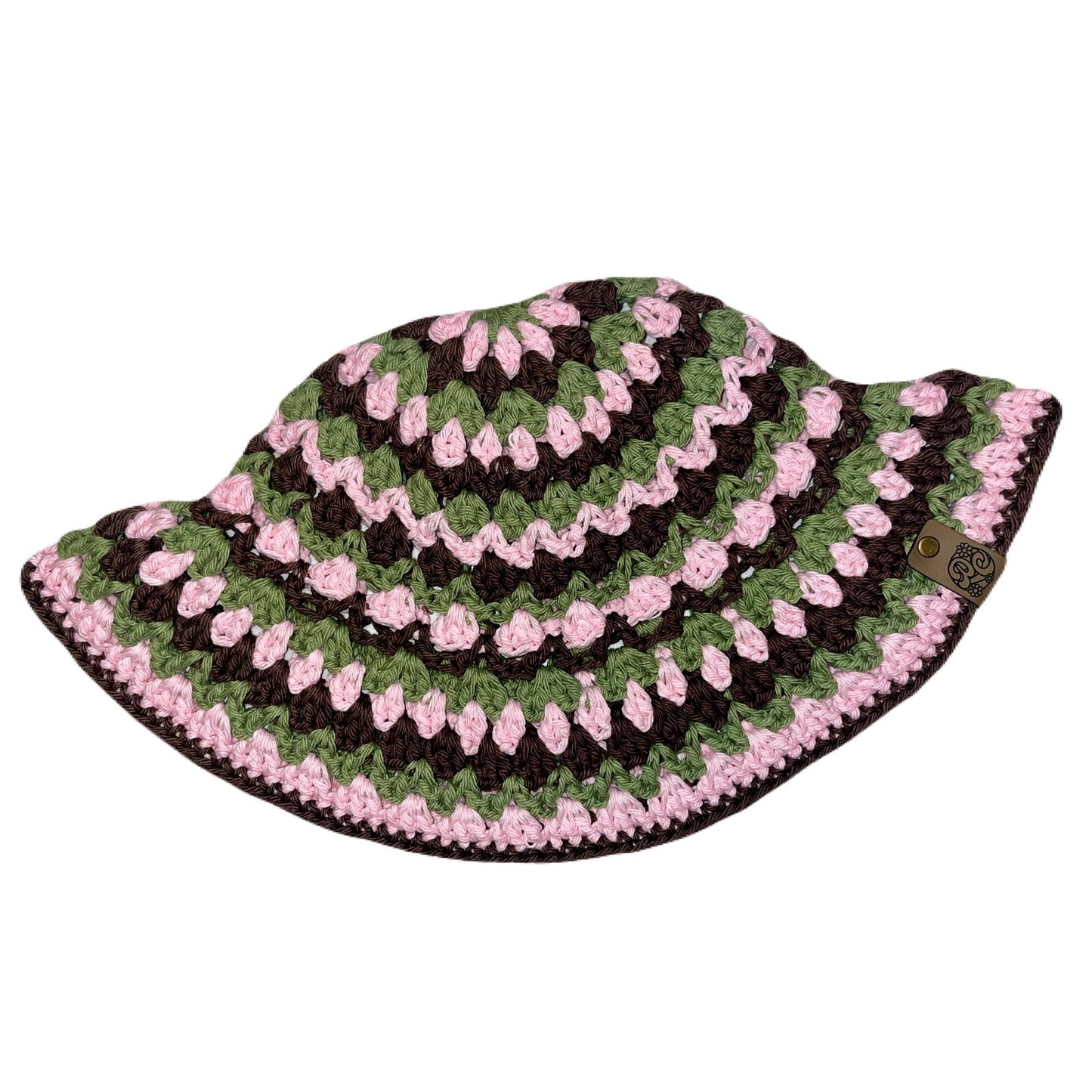 Kelp Bucket Hat - Sage/Pink/Brown