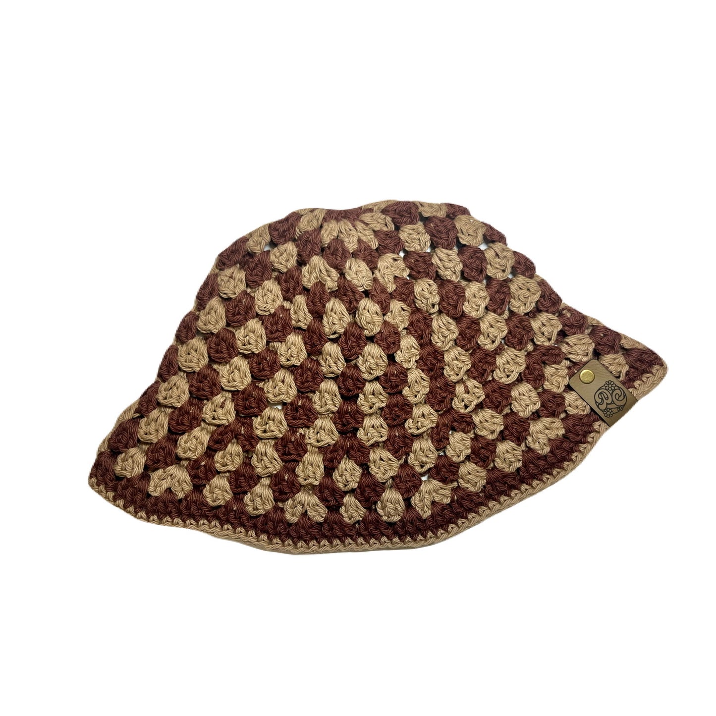 Granny Bucket Hat - Brown 2