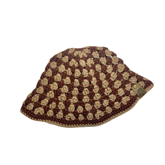 Granny Bucket Hat - Brown 2