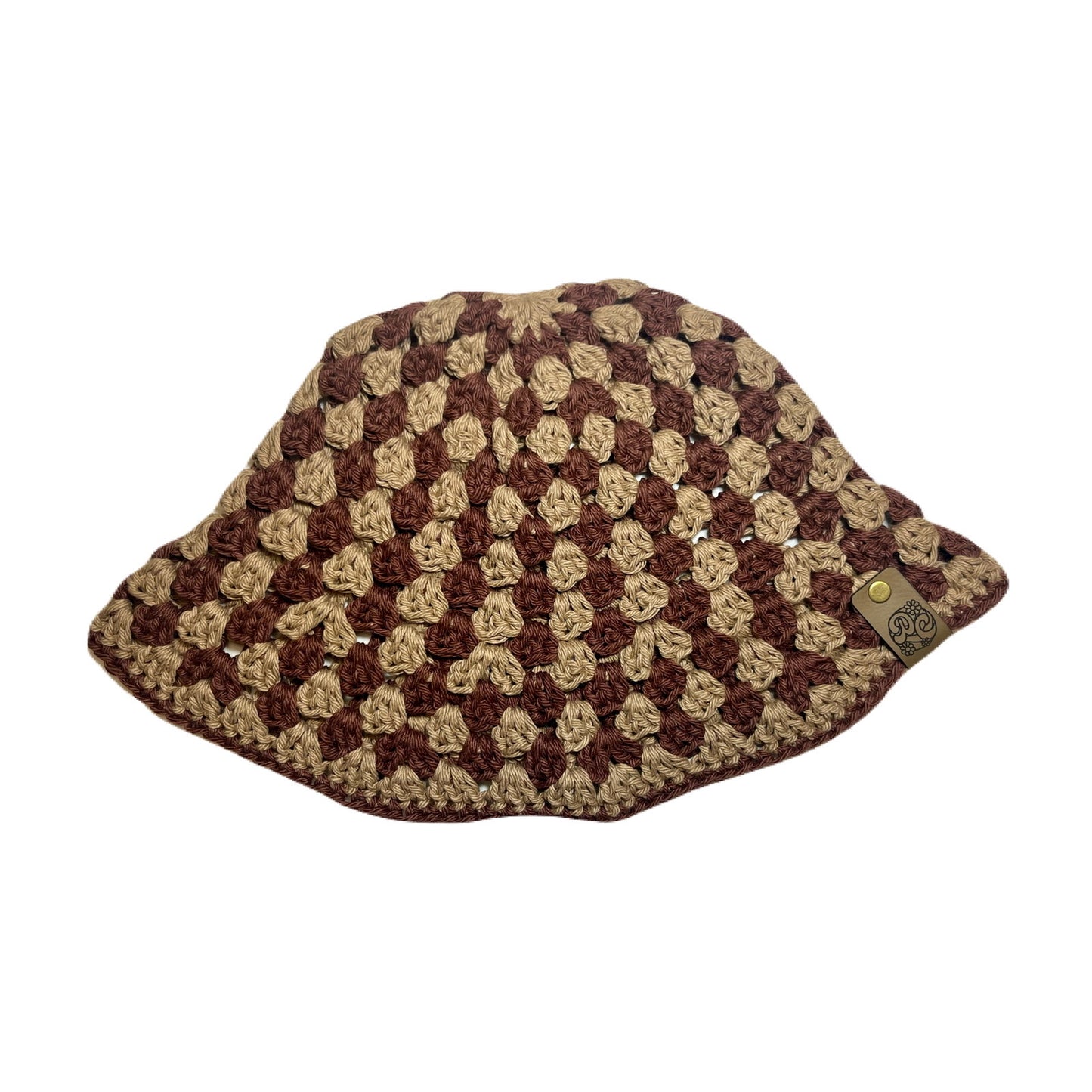 Granny Bucket Hat - Brown 1
