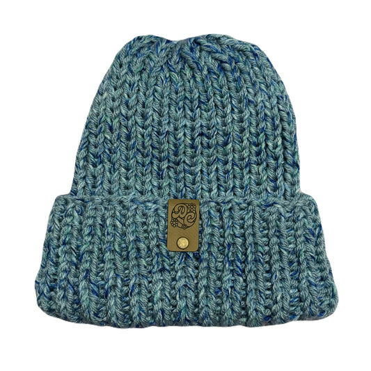 Chunky Knit Beanie - Glacial Pool