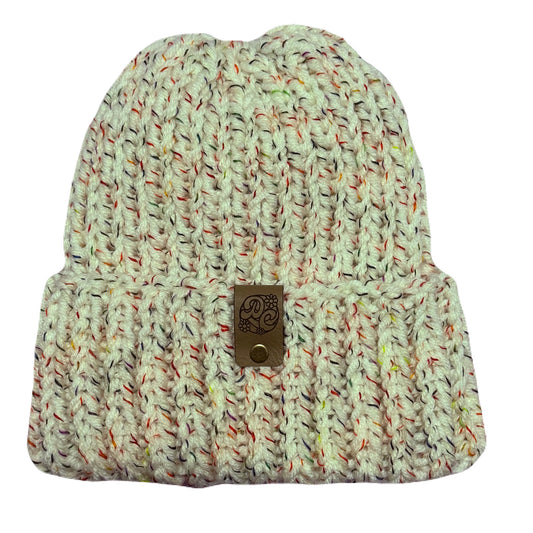 Chunky Knit Beanie - Rainbow Candy