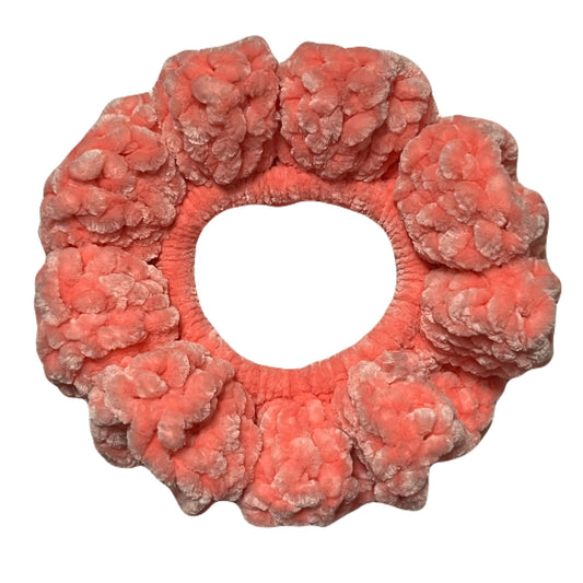 Velvet Scrunchie - Coral