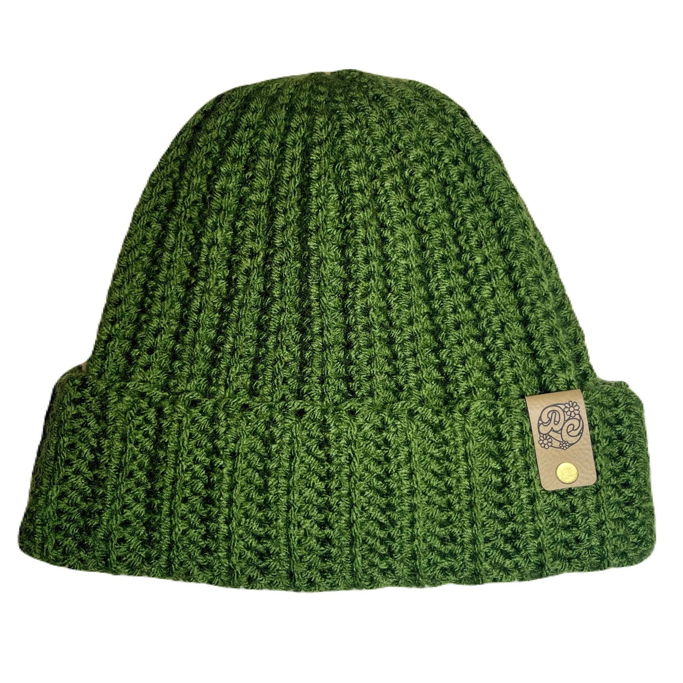 Ribbed Beanie - Dark Olive