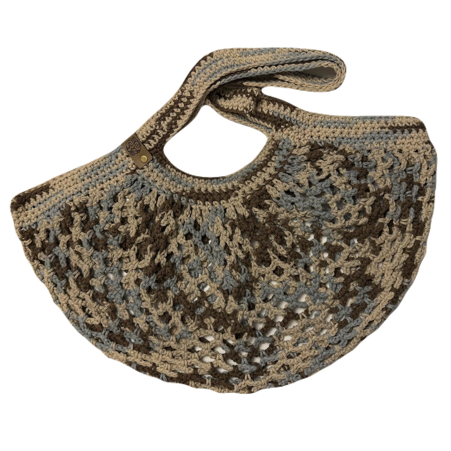 Medium Mesh Market Bag - Earth Ombre