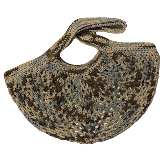Medium Mesh Market Bag - Earth Ombre