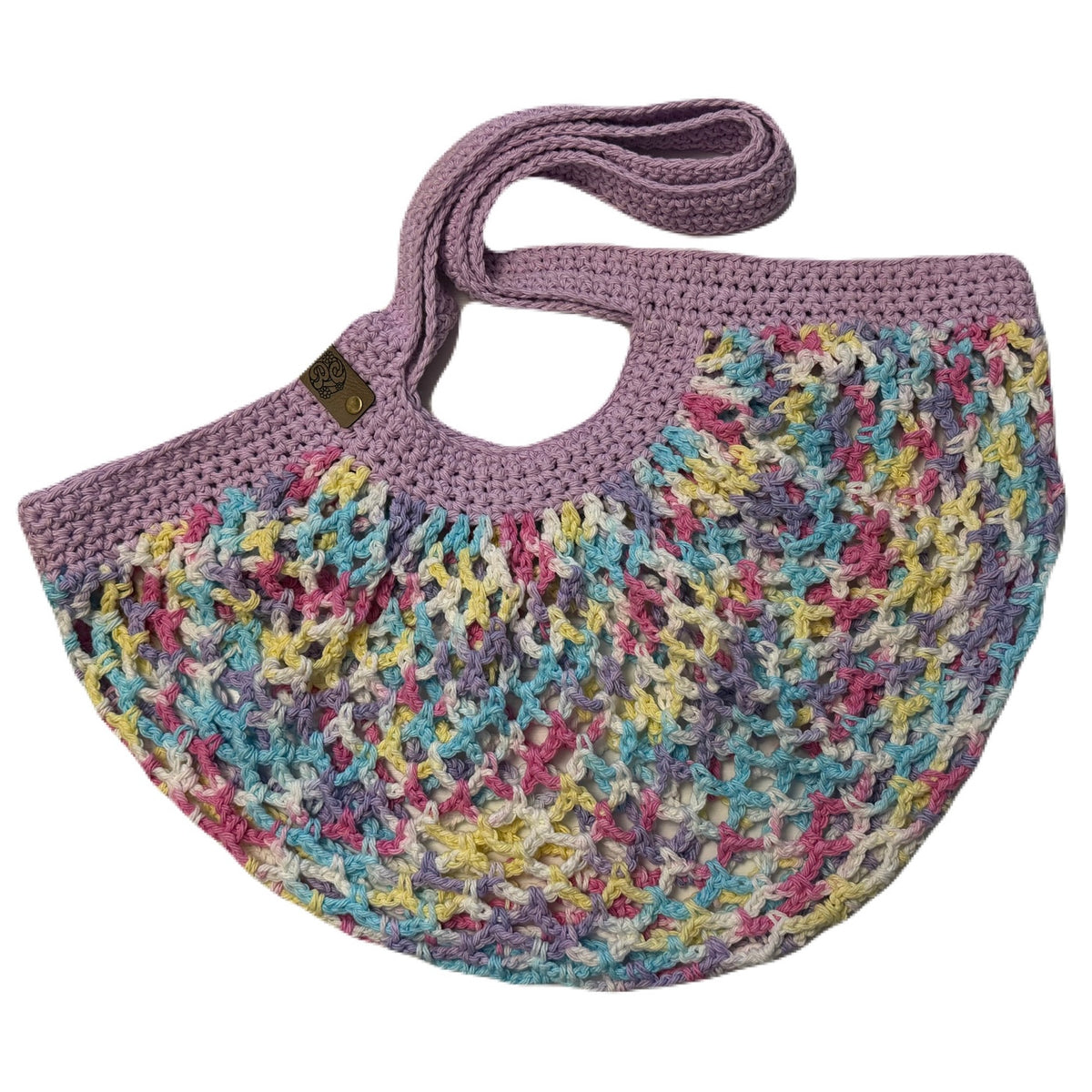 Medium Mesh Market Bag - Fleur de Lavande