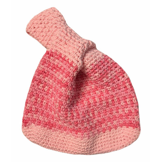 Japanese Knot Bag - Twisted Pink