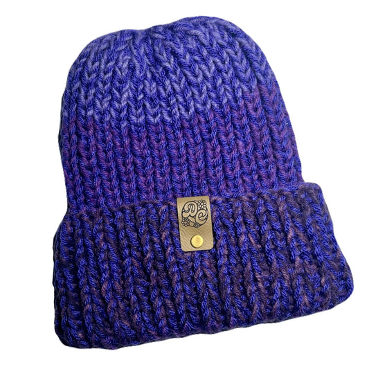 Chunky Knit Beanie - Grape Jelly