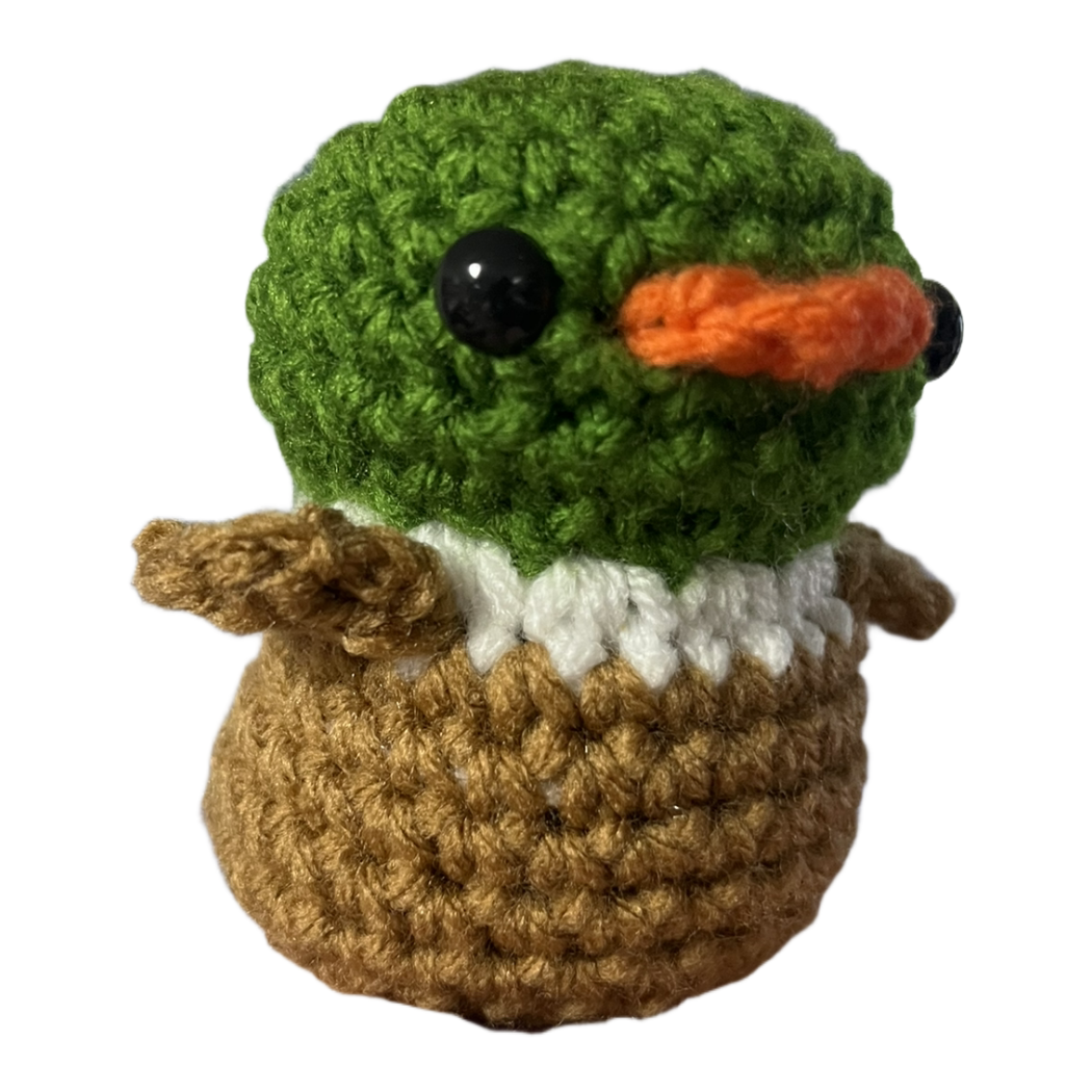 Small Crochet Duckling