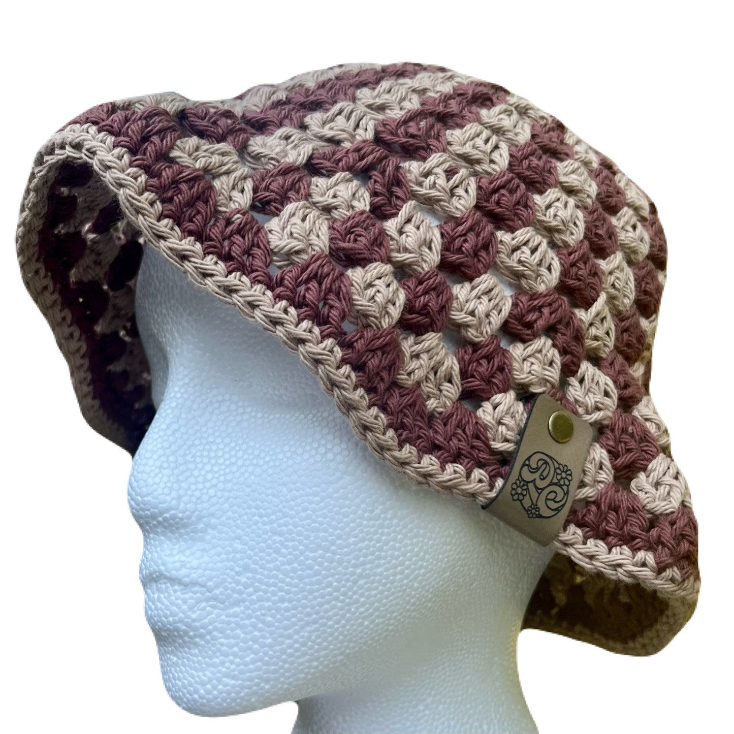 Granny Bucket Hat - Brown 2