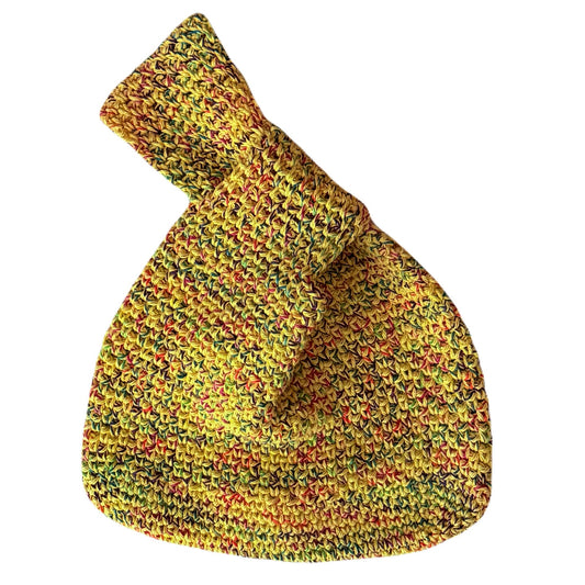 Japanese Knot Bag - Yellow Confetti