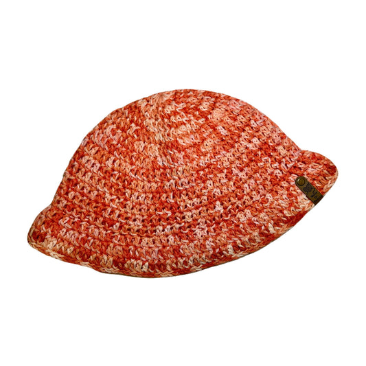 Cotton Bucket Hat - Mango Ombre