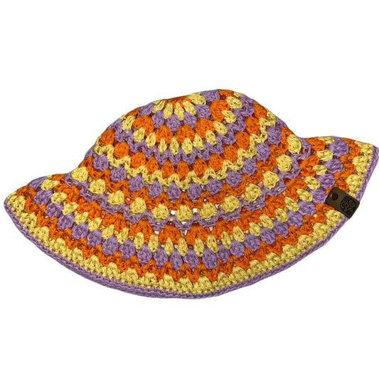 Kelp Bucket Hat - Orange/Yellow/Lilac