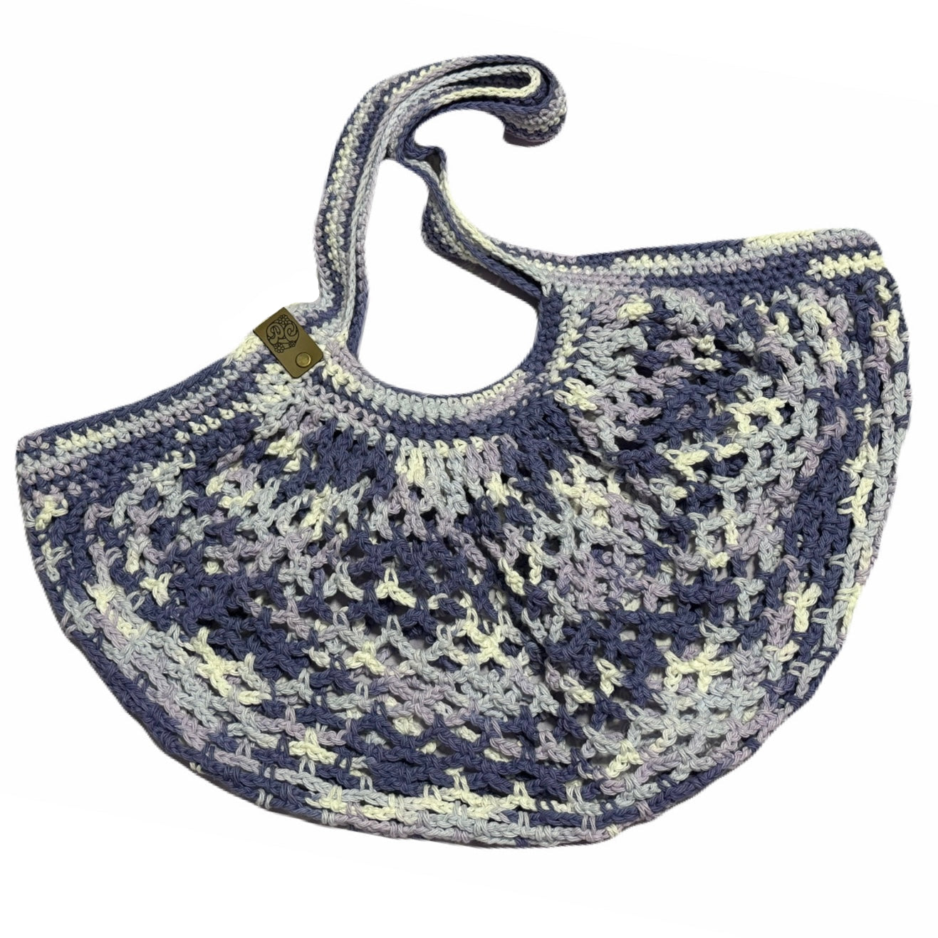 Medium Mesh Market Bag - Purple Ombre
