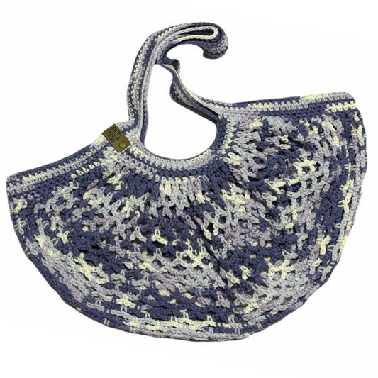 Medium Mesh Market Bag - Purple Ombre