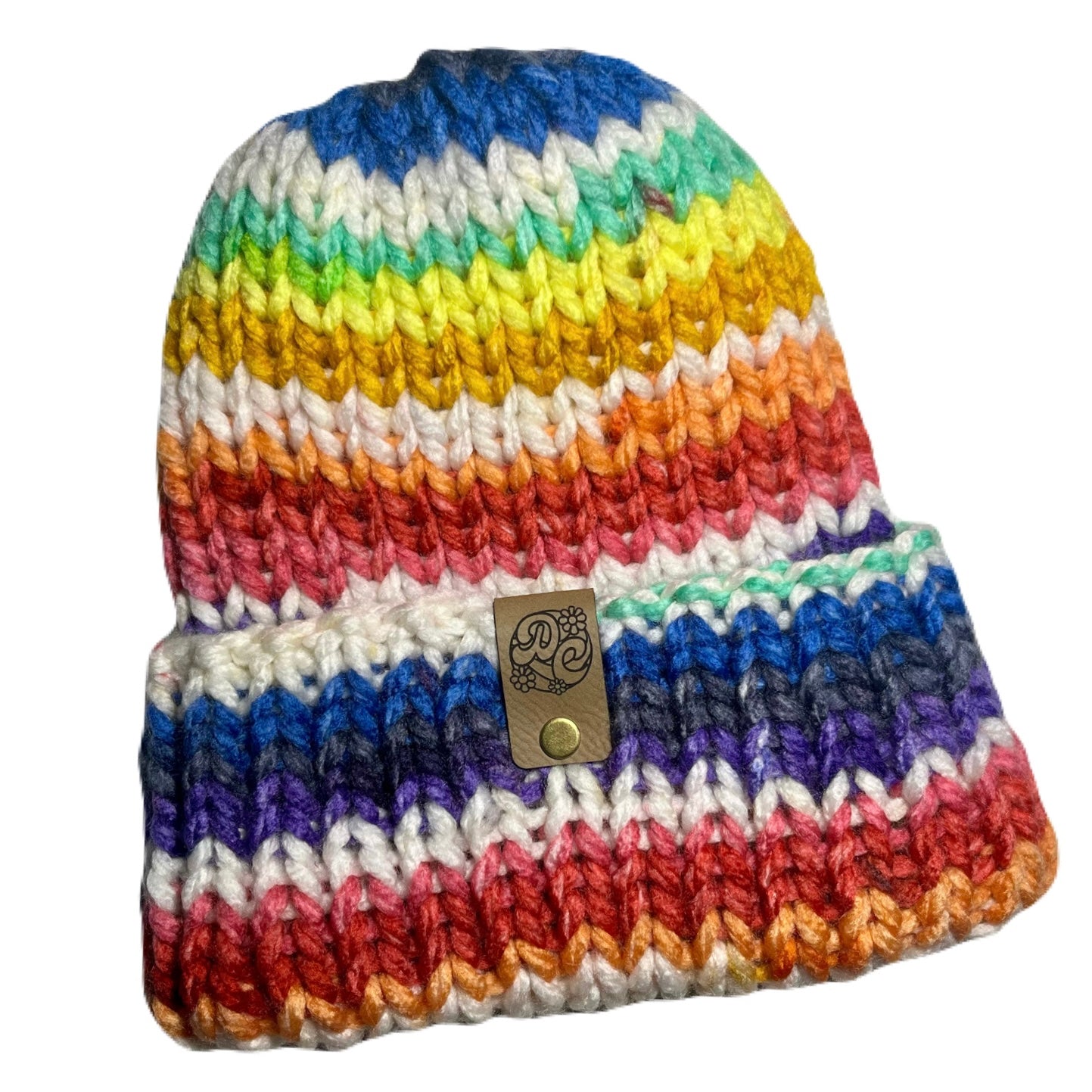 Chunky Knit Beanie - Prism