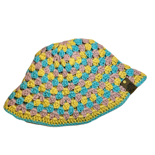 Granny Bucket Hat - Pastel Pan Pride