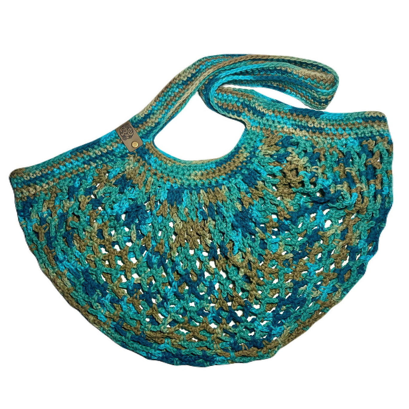 Medium Mesh Market Bag - Pebble Beach