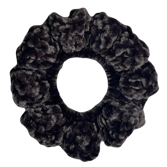 Velvet Scrunchie - Pewter
