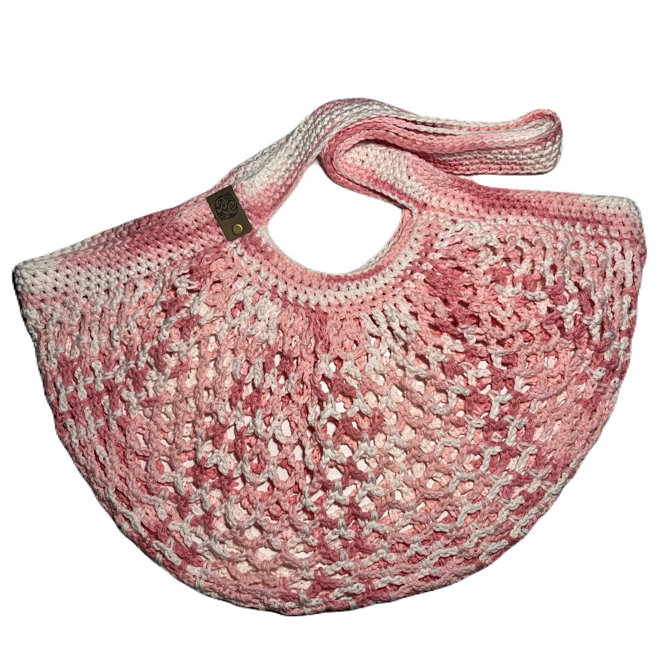 Medium Mesh Market Bag - Pink Ombre