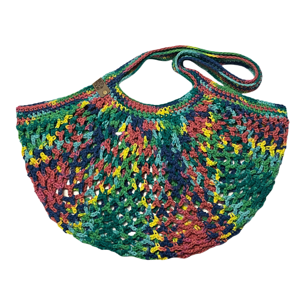 Medium Mesh Market Bag - Psychadelic