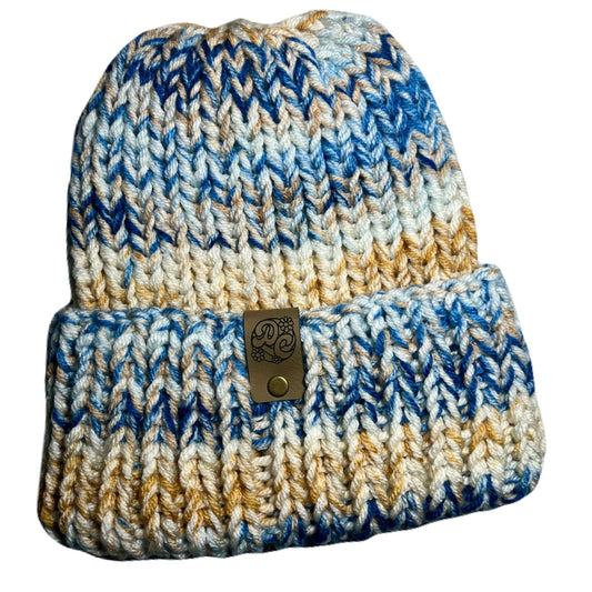 Chunky Knit Beanie - Sandy Beach