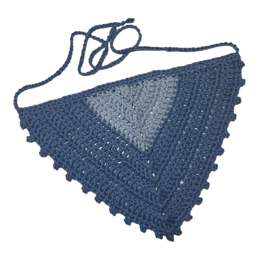 Cotton Bandana - Two-Toned Blue